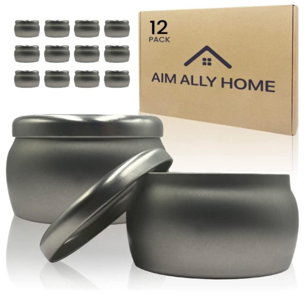 11 oz Metal Candle Tins (12 Pack)